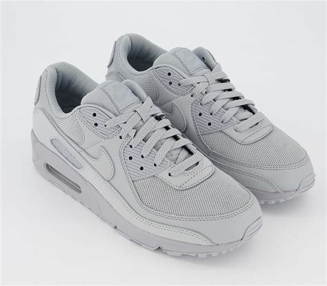 nike air max 90 weiß grey wolf stoff herren|air max 90 smoke grey.